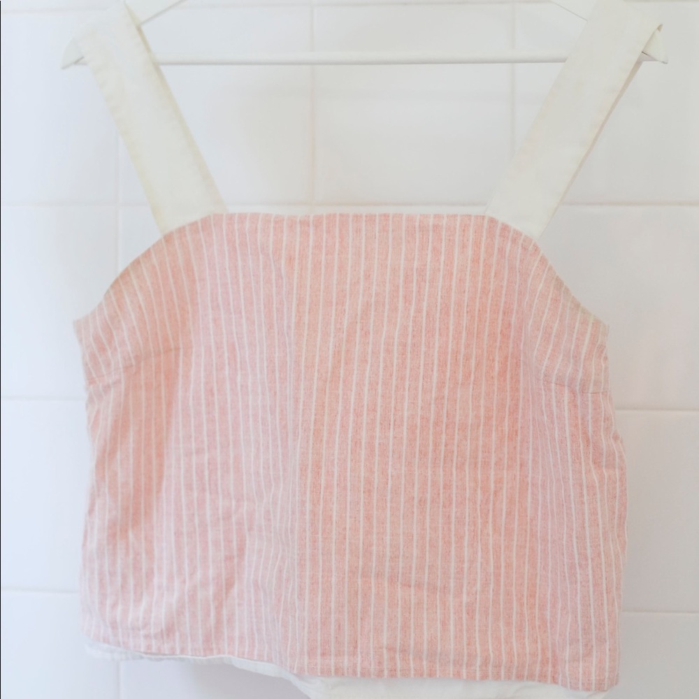 Club Monaco Baby Pink Crop Top